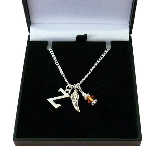 Angel wing necklace with - wing,
