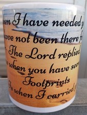 Footprints In The Sand mug 