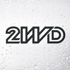 2WD Sticker x 2 - to fit DUB