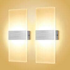 Indoor Wall Lights X 2 Led 12W
