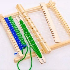 Wooden weaving loom kit - wooden,