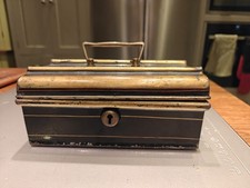 Antique Jones Bros metal cash