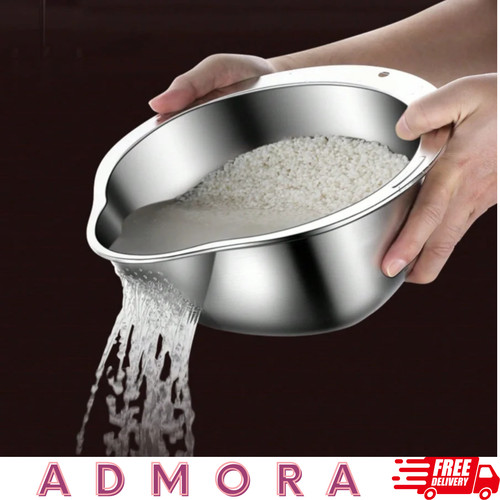Rice washer strainer bowl - washer,