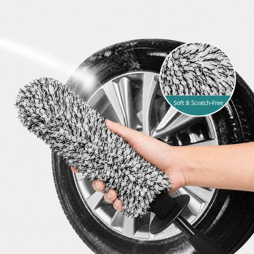Microfibre alloy wheel woolly - microfibre,