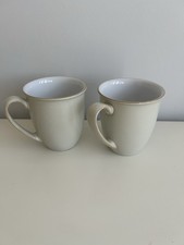 Pair Of Denby Linen Mugs -Used