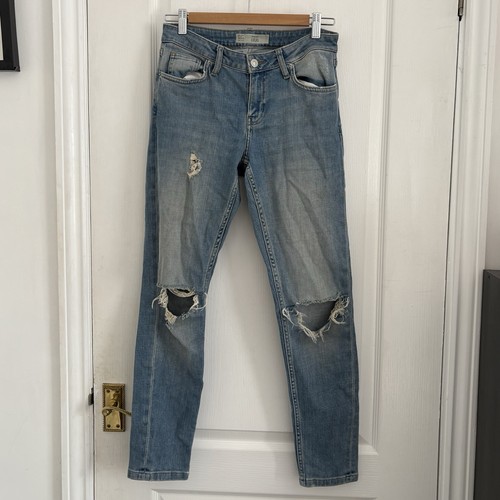 Blue denim topshop ripped - blue,