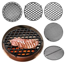 Round Cast Iron BBQ Grill Grate Cooking Grid Rack Replacement Charcoal Grill