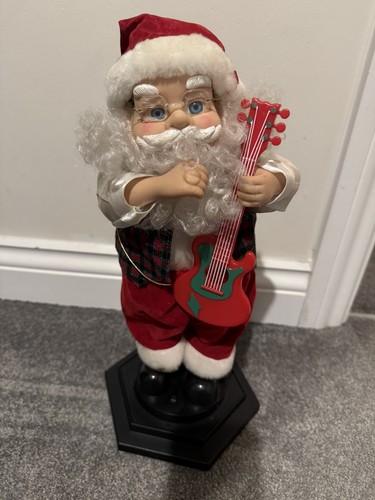 Vintage singing santa with - vintage,