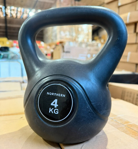 Vinyl kettlebell 4kg coated - vinyl,