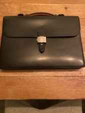 Dunhill leather briefcase