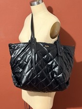 TUTILO QUILTED GRID TOTE BAG