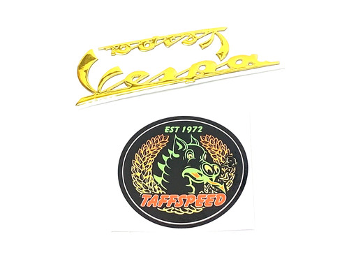 Vespa custom gold - pk,
