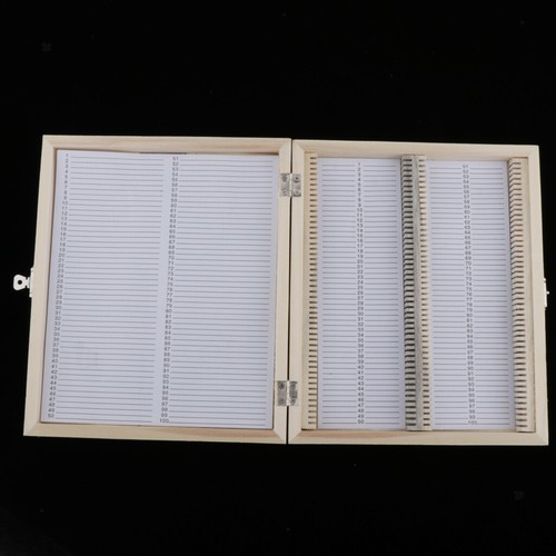 Microscope slide case box - case,