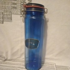 Vintage Retro 33cm Cobalt Blue