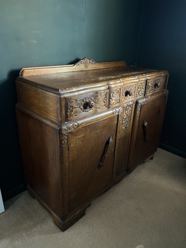 Solid wooden antique cabinet - wooden,
