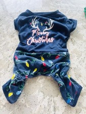 Dog Christmas pyjamas size small