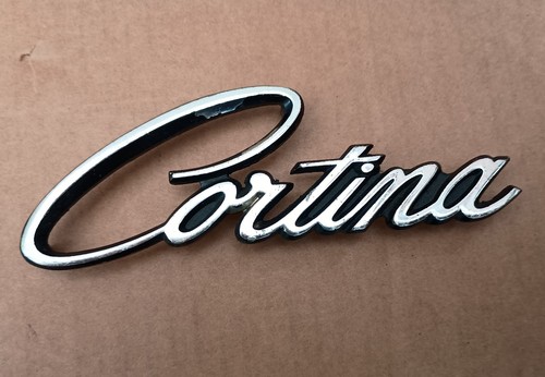 Ford cortina mk2 boot badge - cortina,