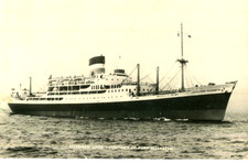 1957 postcard Ellerman Lines passenger liner TSMV CITY OF PORT ELIZABETH
