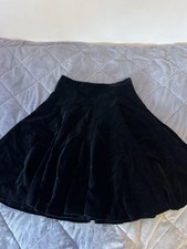 Mondi high waisted velvet true vintage skirt skater 80s/90s