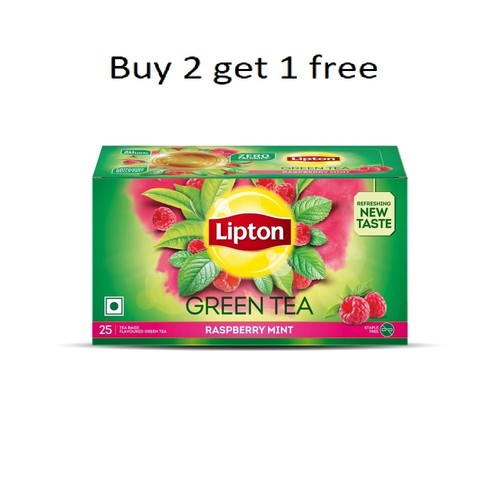 Lipton raspberry mint tea - mint,