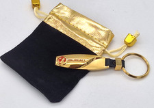 24ct GOLD PLATED VAUXHALL KEYRING ASTRA CORSA GRANDLAND X INSIGNIA MOKKA VIVARO