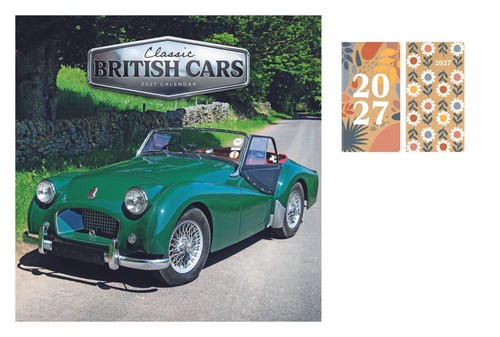 Classic british cars wall - classic,