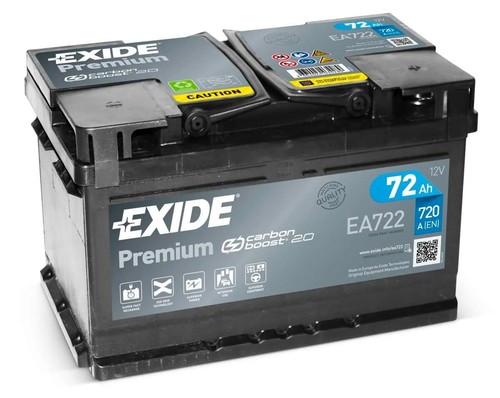 Exide ea722 100 car battery - exide,