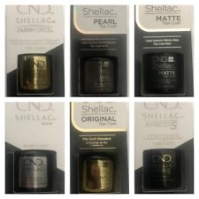 CND Shellac Nail Polish Top Coat Base Coat DURAFORCE  Xpress5 7.3ML, 12.5 & 15ML