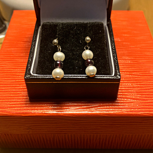 Sterling silver and - , pearl