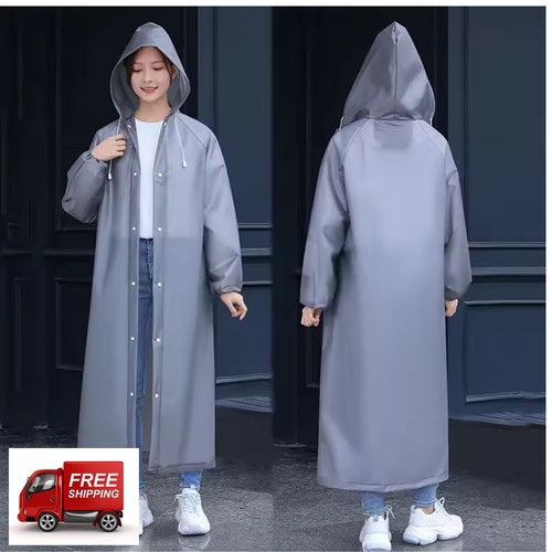 Eva waterproof hooded raincoat - eva,