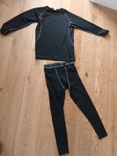 MEN'S BLACK TWO PIECE TRACKSUIT NEW - SIZE SMALL 28"-30"WAIST 