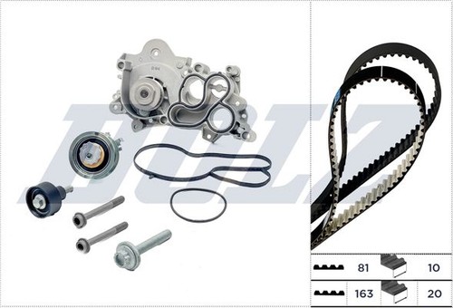 Water pump timing belt kit - water,