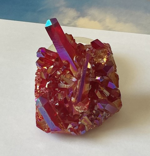 Natural aura red titanium - natural,