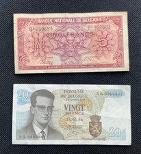 Belgium banknotes two - belgium,