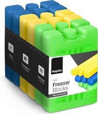 KEPLIN Reusable Freezer Blocks – Ice Packs for Coolers, Lunch Boxes, Travel