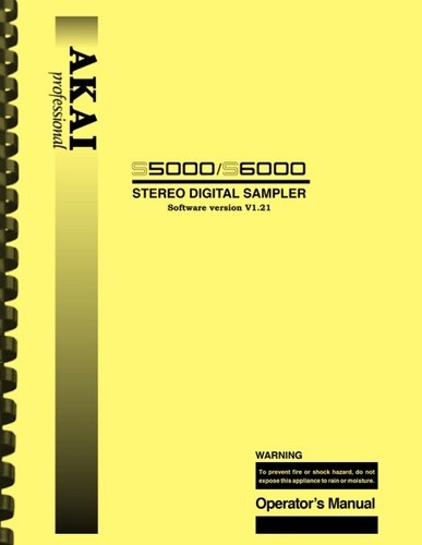 Akai s5000 s6000 digital - s5000,