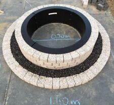 Round stone Fire Pit granite