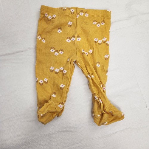 Yellow floral feet - floral, pants