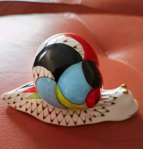 Herend design porcelain - design, snail