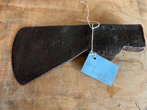 Relic welsh valleys miners axe - valleys,