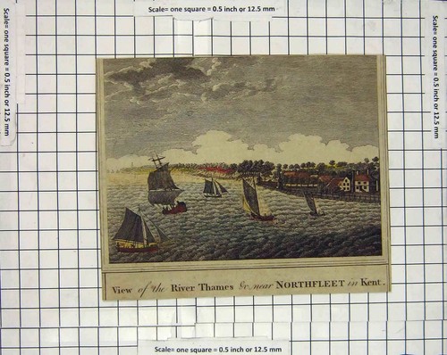 Original old antique print - original,