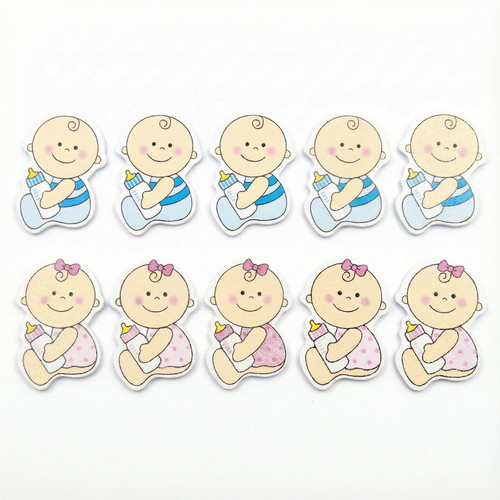 10pcs pink baby - 10pcs, boy