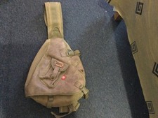 Diesel Cargo Large Cross Shoulder Leather Sling Bag