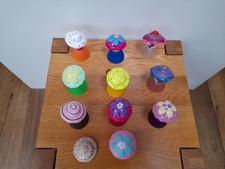 Haschel Mini Cupcake Surprise Doll Bundle 10x dolls 11 x hats - 3" with hats