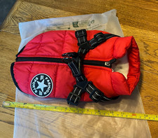 Dog coat quality red warm