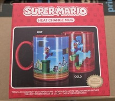 NINTENDO SUPER MARIO BROS COFFEE MUG BY PALADONE COLD & HEAT SENSITIVE RED 8 Oz