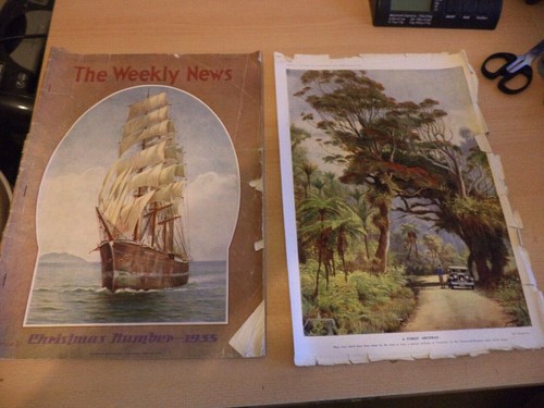 The weekly news old vintage - weekly,