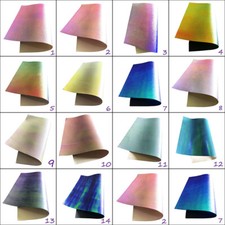 Embossed Iridescent Metallic