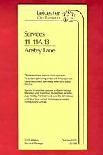 Bus Timetable - Leicester City