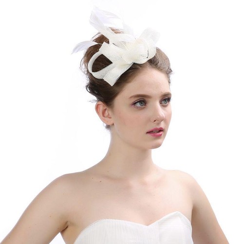 Feather fascinator wedding - feather,